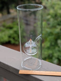 Wolfard 12in Handblown Floating Ball Glass Oil Lamp F*S