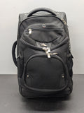 High Sierra AT3 Rolling Backpack, Black, 22in, Daypack-THREE BAGS IN ONE! F*S