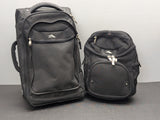 High Sierra AT3 Rolling Backpack, Black, 22in, Daypack-THREE BAGS IN ONE! F*S