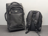High Sierra AT3 Rolling Backpack, Black, 22in, Daypack-THREE BAGS IN ONE! F*S