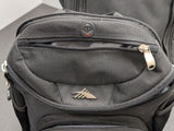 High Sierra AT3 Rolling Backpack, Black, 22in, Daypack-THREE BAGS IN ONE! F*S