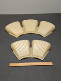 M.E.P. Art-Deco replacement slip shades for close chandelier B323