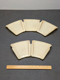 M.E.P. Art-Deco replacement slip shades for close chandelier B323