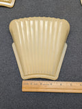 M.E.P. Art-Deco replacement slip shades for close chandelier B323
