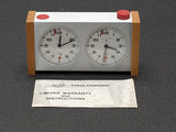 Heuer Chess Champion Clock by Looping, Swiss Made c1977