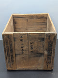 c1950 SINGER SEWING MACHINE Wood Shipping Crate - Britain