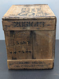 c1950 SINGER SEWING MACHINE Wood Shipping Crate - Britain