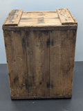 c1950 SINGER SEWING MACHINE Wood Shipping Crate - Britain