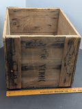 c1950 SINGER SEWING MACHINE Wood Shipping Crate - Britain