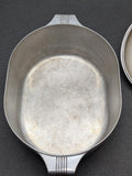 WagnerWare Sidney -0- Magnalite Oval Turkey Roaster 4265-P with trivet and lid