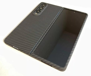 Kaisenkec Slim & Thin Case Compatible with Samsung Galaxy Z Fold 4, 100% Carbon