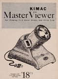 Kimac Master Viewer for 35mm Slides c1940s F*S