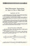 How to Use a Slide Rule, Eugene* Dietzgen Co. -1942 owner's and user's manual F*S