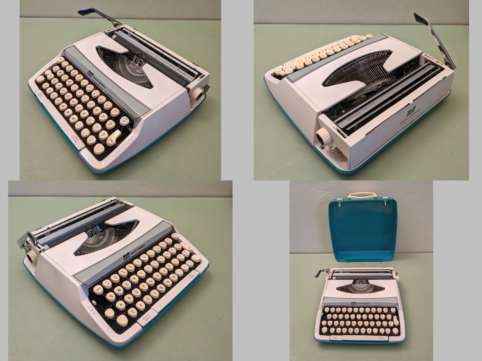 1960s shops Smith-Corona Corsair Portable Typewriter