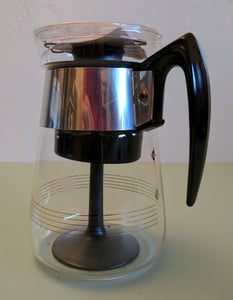 Vintage Maxwell House Promotional 6-Cup Corning Glass Percolator Coffee Pot