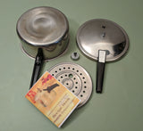 PRESTO Stainless Steel Pressure Cooker 409A c.1975 F*S