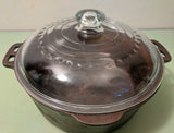 WagnerWare 10", 5-quart Cast Iron Chicken Fryer and Wagner C-8 glass cover F*S