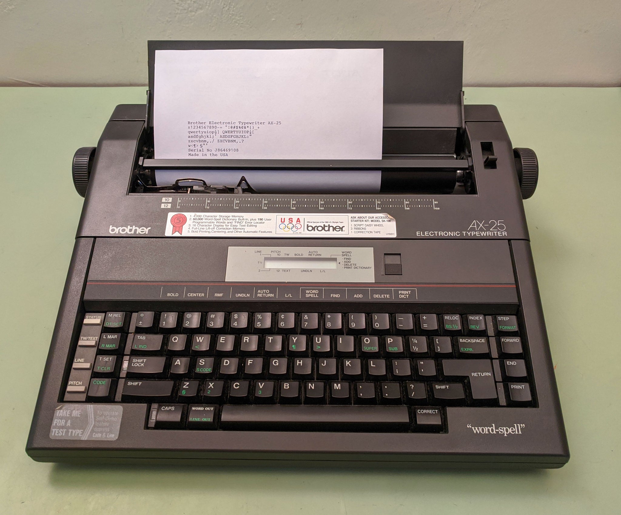 Brother Electric offers Typewriter