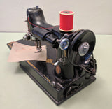 1951 Singer 221 Featherweight Centennial* Blue-Badge Sewing Machine w/Pedal and Case F*S