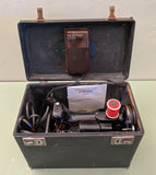 1951 Singer 221 Featherweight Centennial* Blue-Badge Sewing Machine w/Pedal and Case F*S