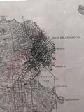 1869 U.S. Coast* Survey Map of San Francisco Peninusla F*S