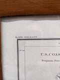 1869 U.S. Coast* Survey Map of San Francisco Peninusla F*S