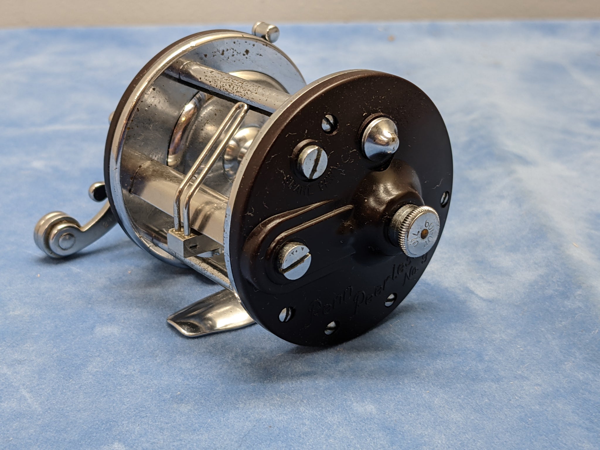 Vintage Penn Peerless No. 9 Level Wind Fishing Reel - MADE IN THE USA