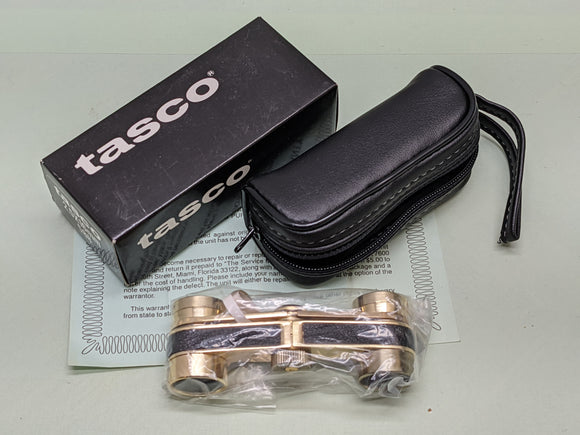 Tasco 588 Opera/theater Glasses, 2.5 X 16, Gold Plated F*S