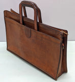 Hartmann Belting Leather Handle Portfolio Attache Briefcase F*S