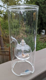 Wolfard 9in Handblown Floating Ball Glass Oil Lamp F*S