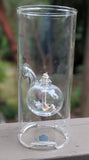 Wolfard 9in Handblown Floating Ball Glass Oil Lamp F*S