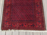 Afghani Hand Knotted Beljik Tribal Rug  3' X 6'  #1 F*S