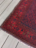 Afghani Hand Knotted Beljik Tribal Rug  3' X 6'  #2 F*S