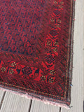 Afghani Hand Knotted Beljik Tribal Rug  3' X 6'  #2 F*S