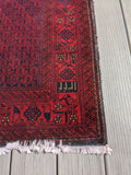 Afghani Hand Knotted Beljik Tribal Rug  3' X 6'  #2 F*S