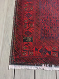 Afghani Hand Knotted Beljik Tribal Rug  3' X 6'  #2 F*S