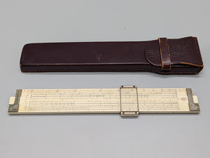 1952 Frederick Post Co 1460 Versalog* Slide Rule with Original Case F*S