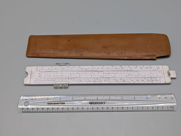 Acu-Math No 150 slide* rule with Case F*S