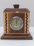 Weather Station Rotating Cube with Barometer, Thermometer, Hygrometer, Clock F*S