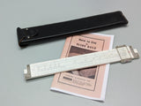 1969 Frederick Post Co 1450 Versatrig* Slide Rule with Original Case and manual