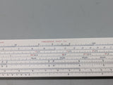 1969 Frederick Post Co 1450 Versatrig* Slide Rule with Original Case and manual