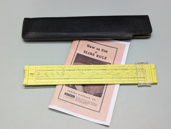 Pickett * Slide Rule Model Microline 120 With Original Case and manual F*S