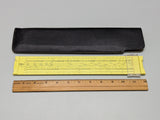 Pickett * Slide Rule Model Microline 120 With Original Case and manual F*S