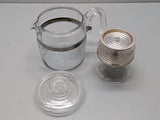 Pyrex Flameware 6 Cup Glass Percolator #7756