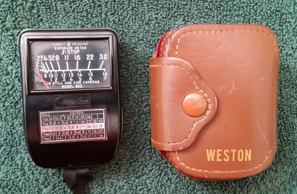 Weston DR (Direct Reading) Model #853 Exposure Meter - Working F*S