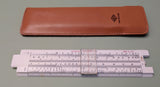 Bruning 2401* 5in Slide Rule and Leather Case F*S