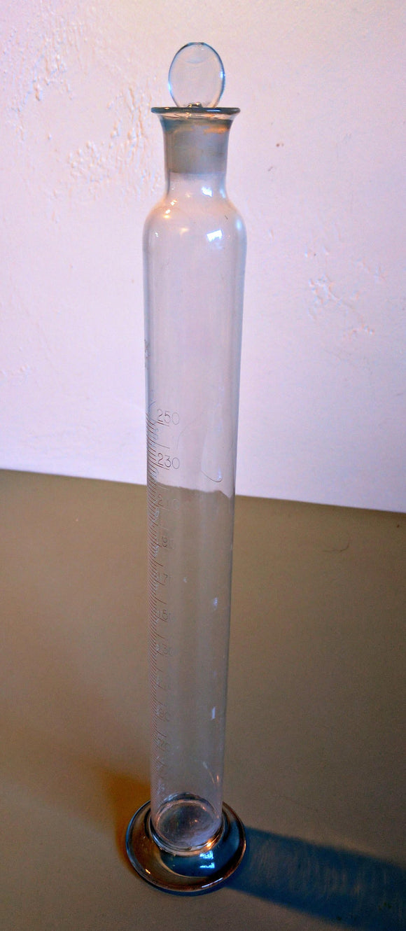 Graduated Standing Test Vial with stopper top F*S