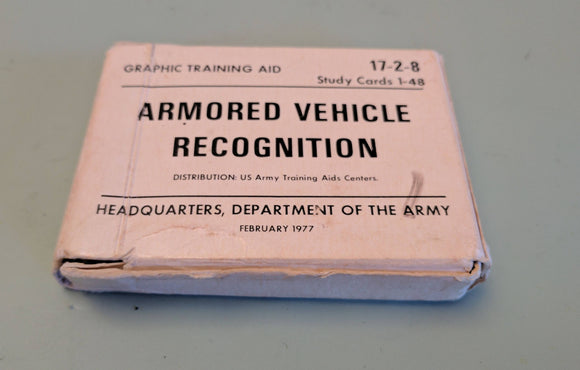 Armored Vehicle Recognition Cards 1977 F*S