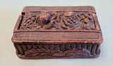 Syroco Pressed Wood Ornate Cigarette box and ashtray F*S