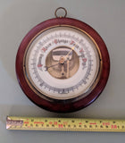 1950s German Barometer Porcelain Dial F*S